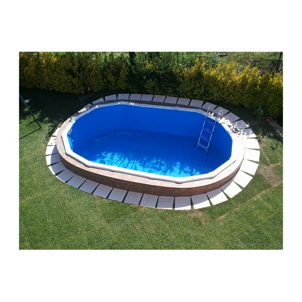 Продукт GRE - Сглобяем басейн с метални стени Fidji овален 500x300x132см. - 0 - BG Hlapeta